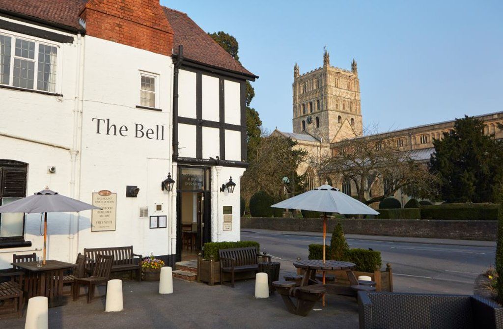 Bell Hotel By Greene King Inns Tewkesbury Eksteriør billede